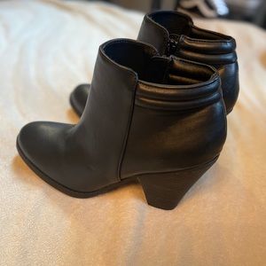 MIA Black Wedge Ankle Bootie